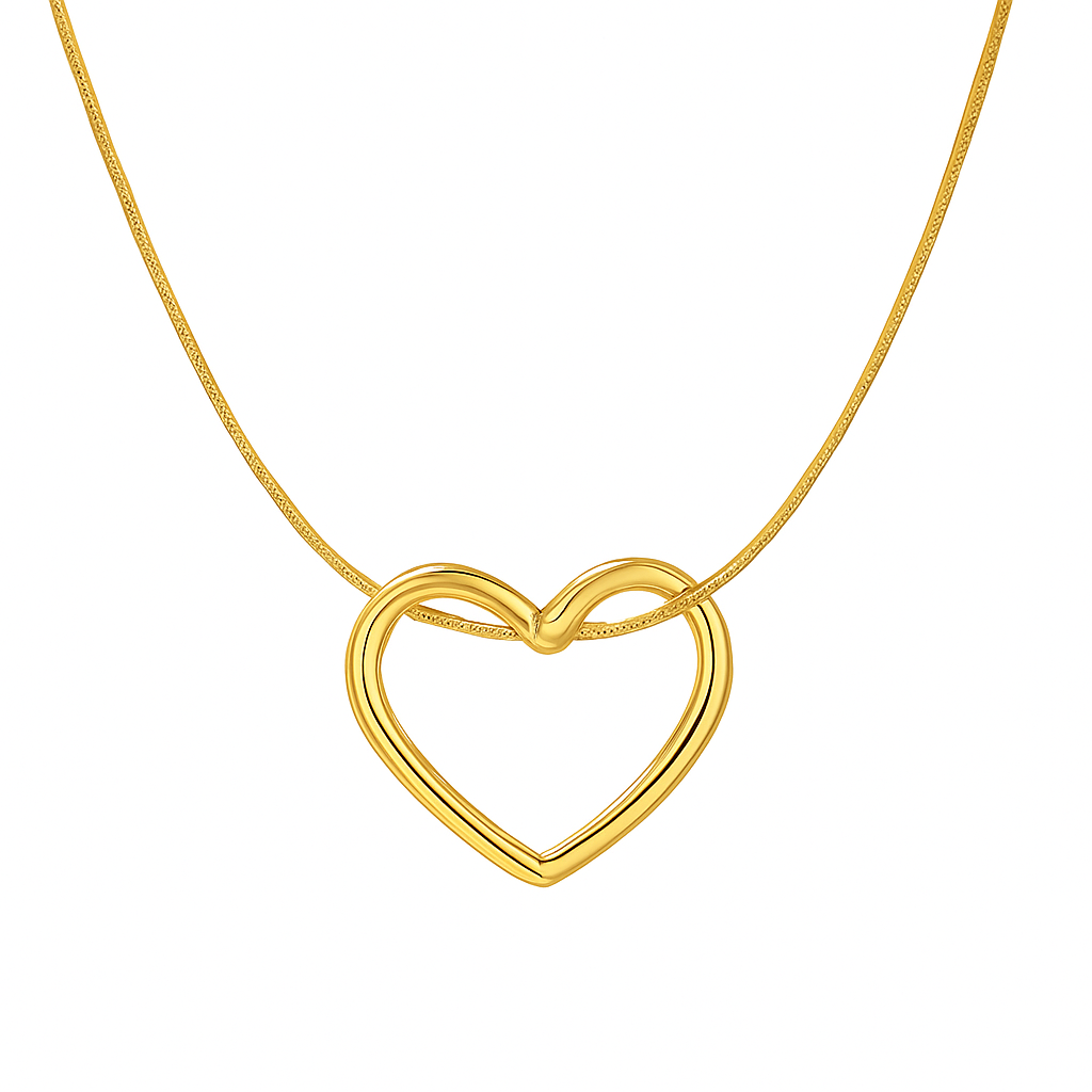 Heart Pendant Necklace -Elegant Love Gift Jewelry